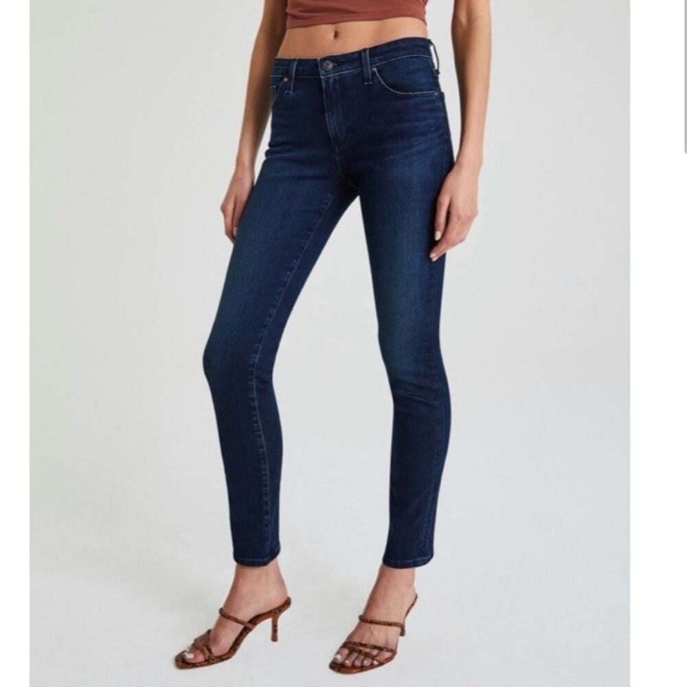 AG Adriano Goldschmied The Prima Mid-Rise Cigarette Jeans Skinny Leg US 29 R